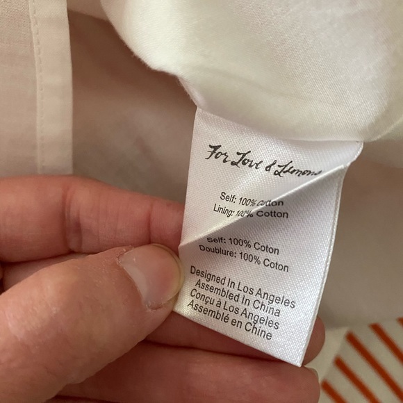 Sold! For Love & Lemons Striped Lace Up Mini Dress - Picture 4 of 6